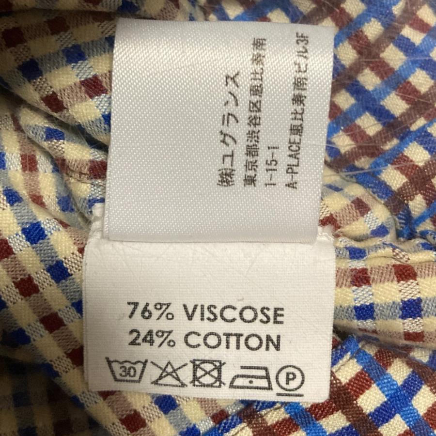 DRIES VAN NOTEN（ドリス ヴァン ノッテン） 新品同様 チェック柄 比翼 