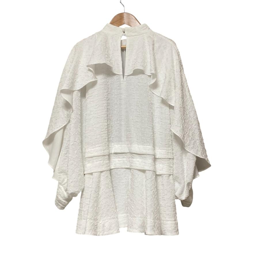 SNIDEL（スナイデル） 良品 エンボスシアーチュニックブラウス 長袖