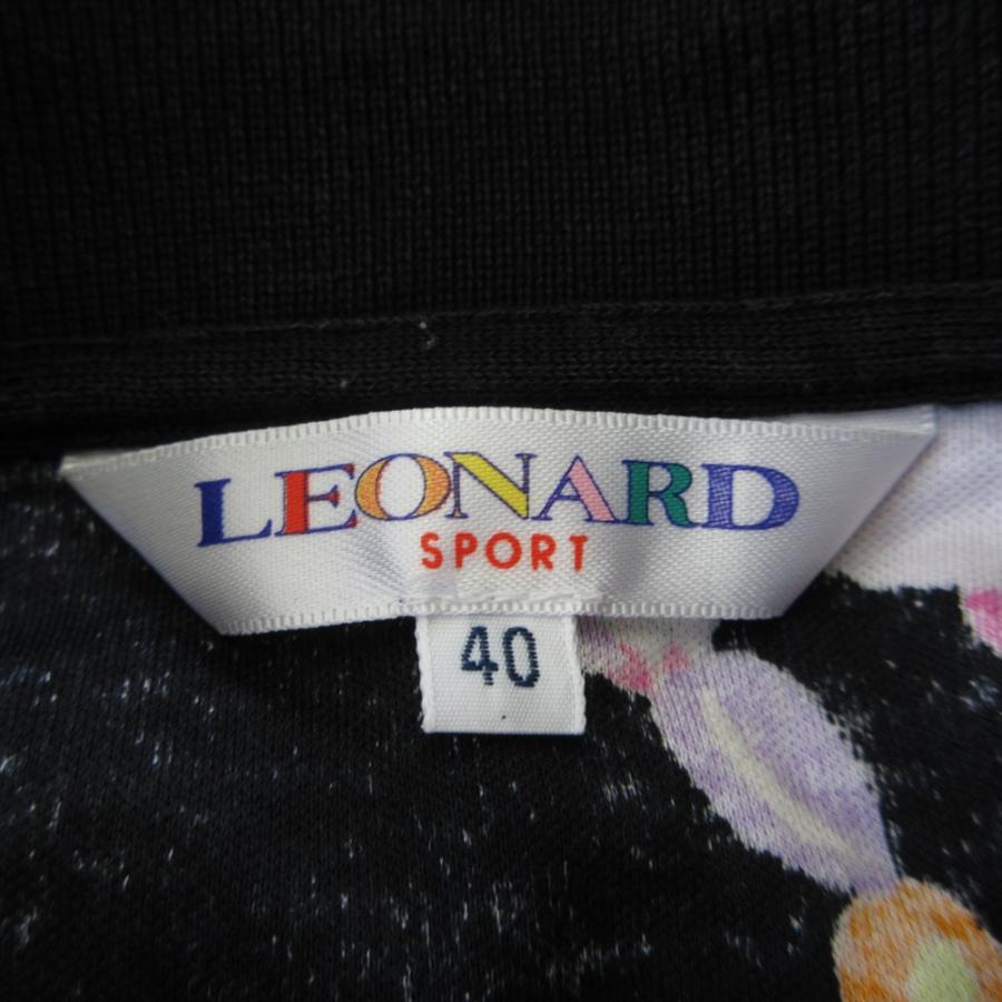 LEONARD SPORT 美品 レオナール スポーツ フラワープリント 長袖