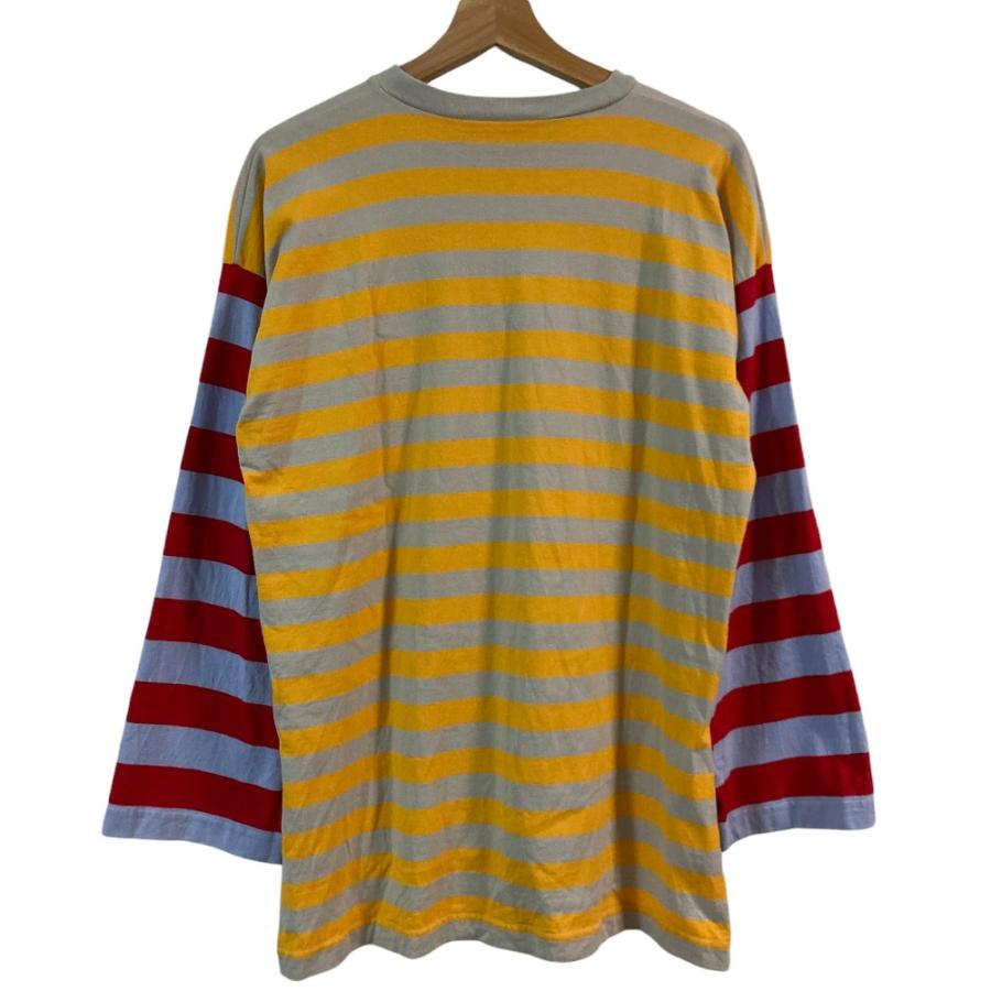 nagonstans - ナゴンスタンス MIX Border Twist Sleeve ロングTシャツ
