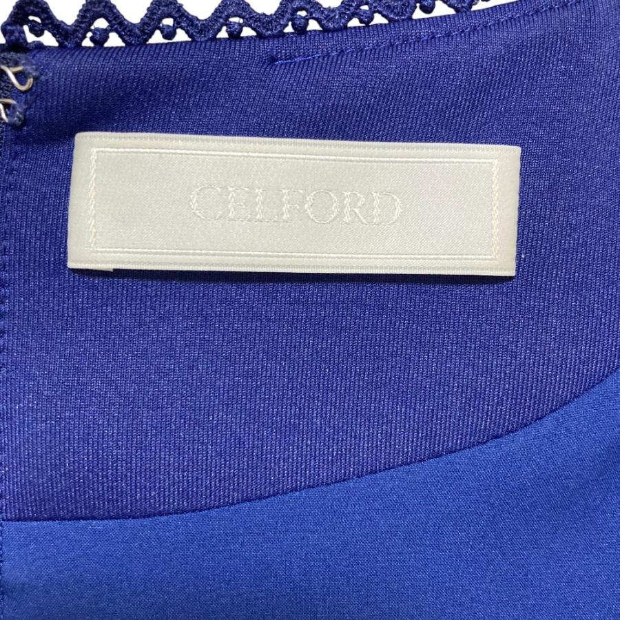 CELFORD（セルフォード） 美品 レース切替ポンチワンピース サイズ36