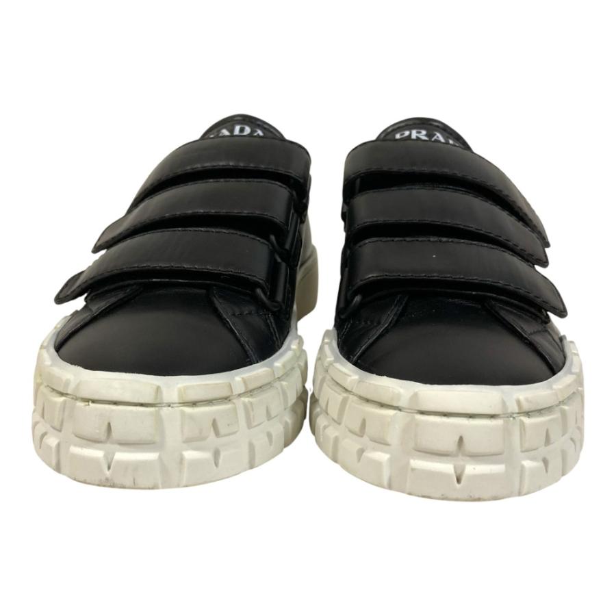 PRADA（プラダ） 良品 レザー ベルクロ スニーカー サイズ34.5 約21.5