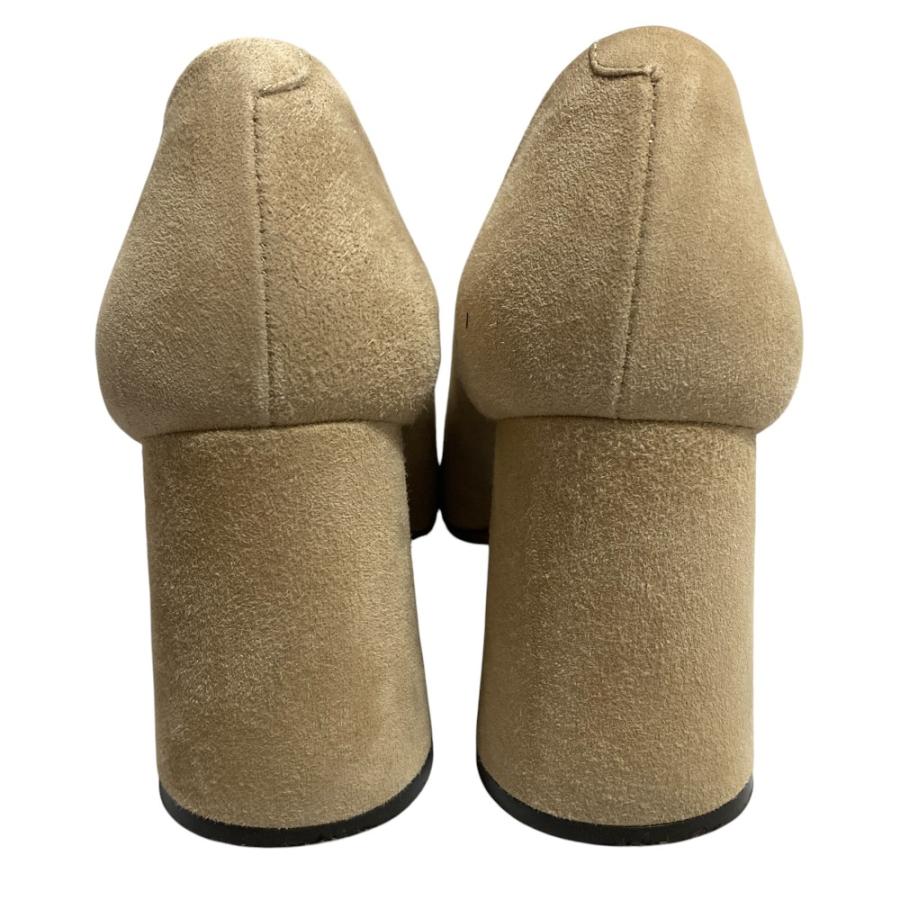 美品 CELINE セリーヌ フィービー期 ラウンドトゥ スウェード ヒール パンプス 35.5サイズ 22.5cm相当 ベージュ レディース 古着 中古_3