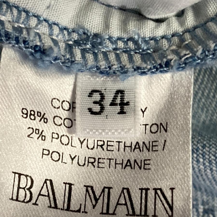 BALMAIN（バルマン） 美品 ストレッチ デニムパンツ ジーンズ サイズ34 