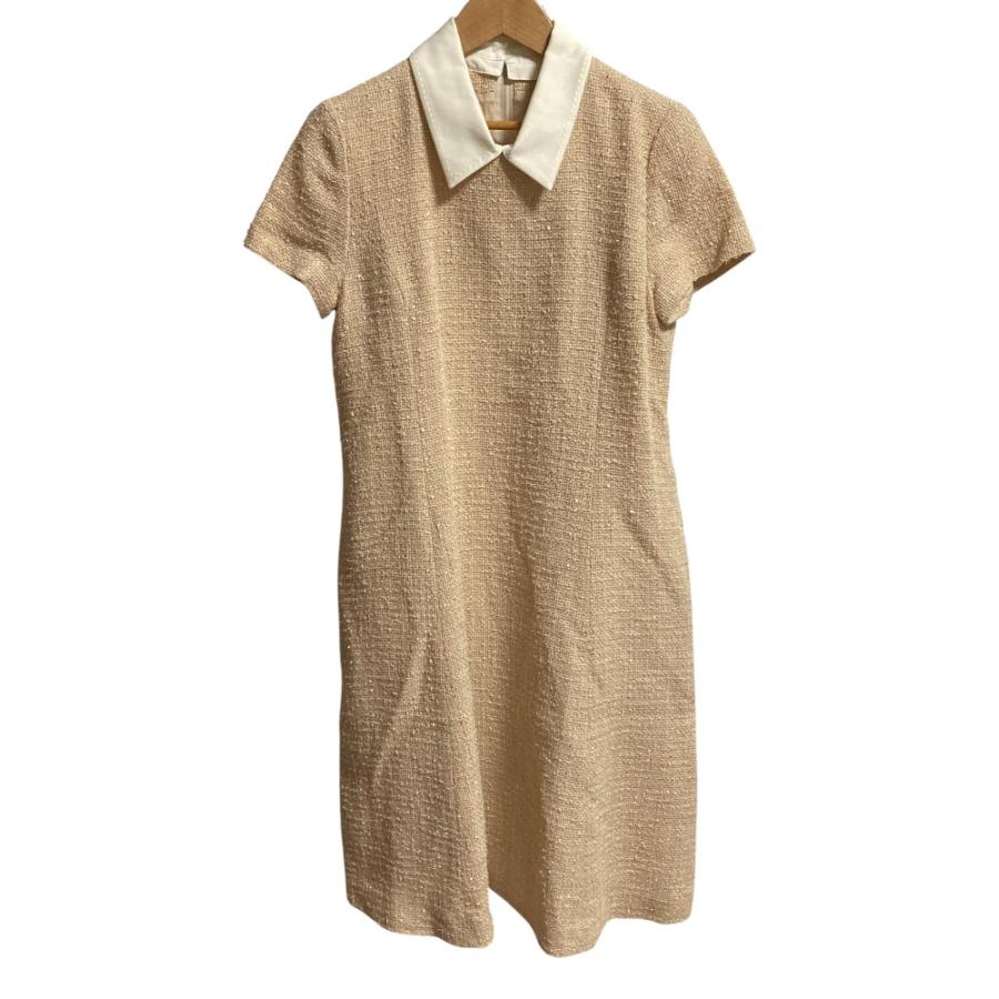 FOXEY（フォクシー） 美品 Jessica ジェシカ ツイード 白襟 ドレス