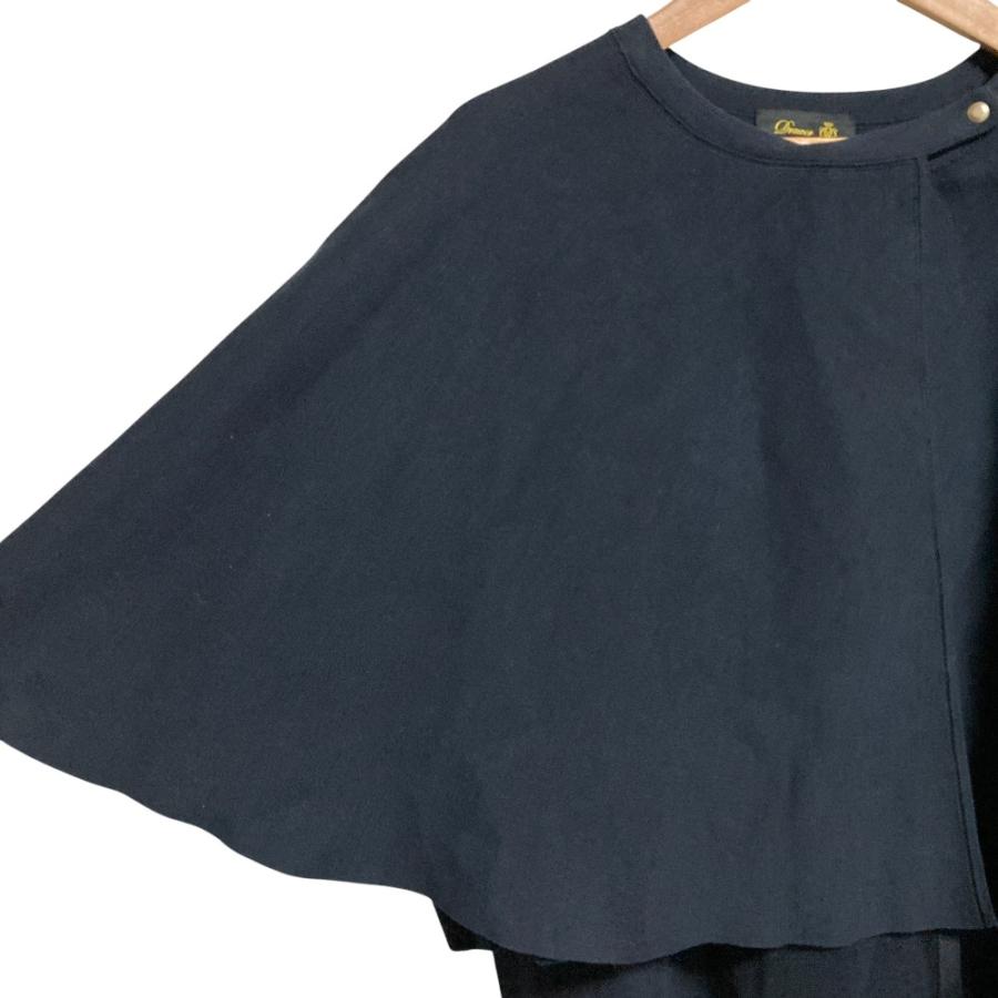 DRAWER（ドゥロワー） 美品 ミラノ編みケープカーディガン 6515-105