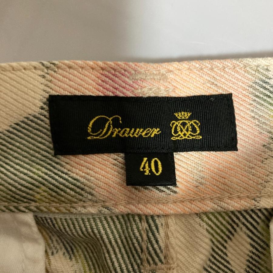 DRAWER（ドゥロワー） 美品 フラワープリント パンツ 6514-299-1400