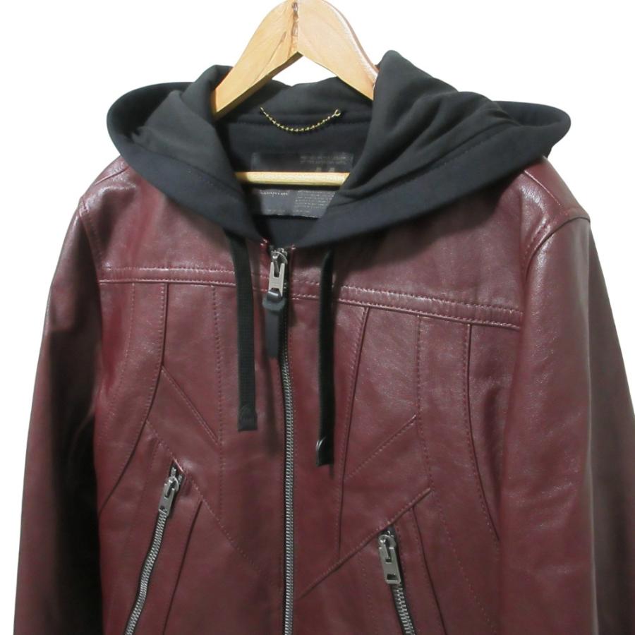 COACH（コーチ） 美品 チャンピオン コラボ フード付き レザー