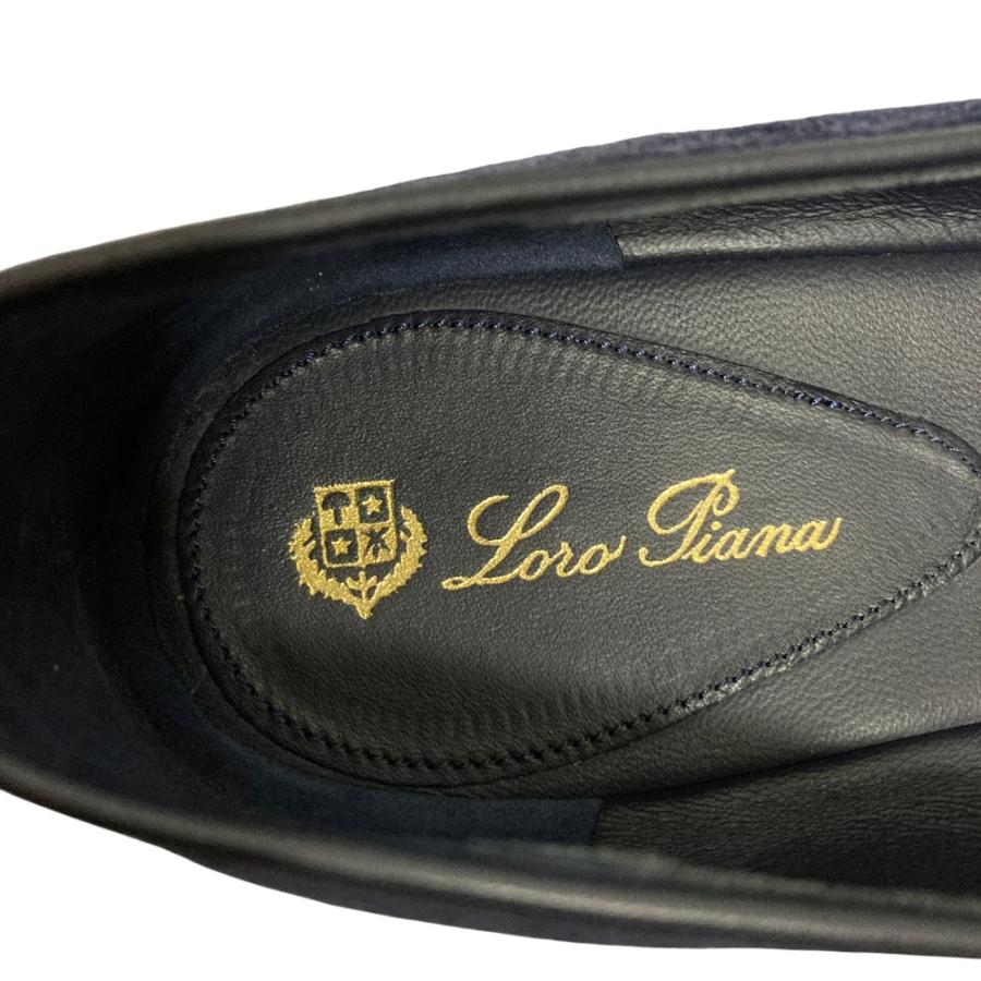 Loro Piana（ロロピアーナ） 美品 タッセル スエード ローファー 