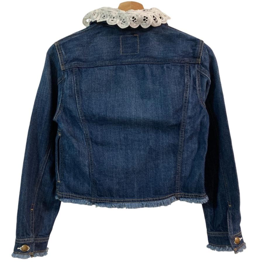 LANVIN en Bleu 美品 ランバンオンブルー レースカラー デニム