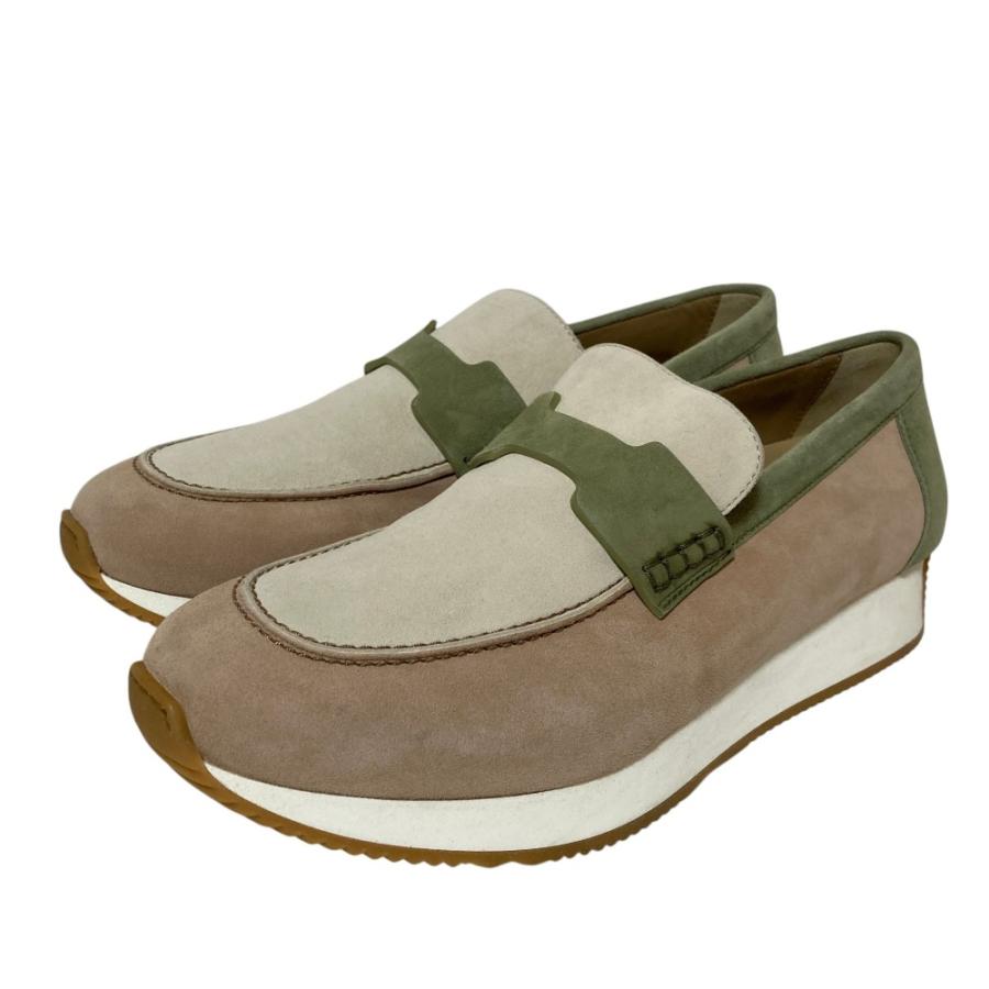 HERMES（エルメス） 新品同様 Ground loafer スエード ローファー 