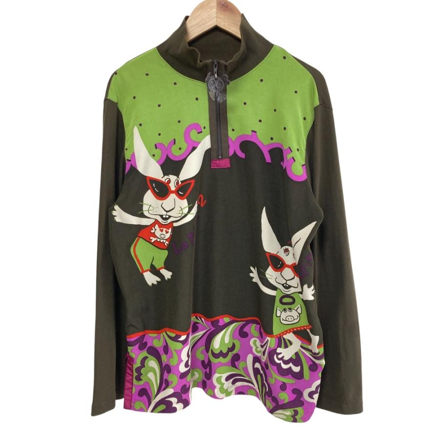 【美品】OLLEBOREBLA アルベロベロ　シャツコート　ブタさん　ビジュー OLLEBOREBLA（オレボレブラ） OLLEBOREBLA ALBEROBELLO アルベロベロ