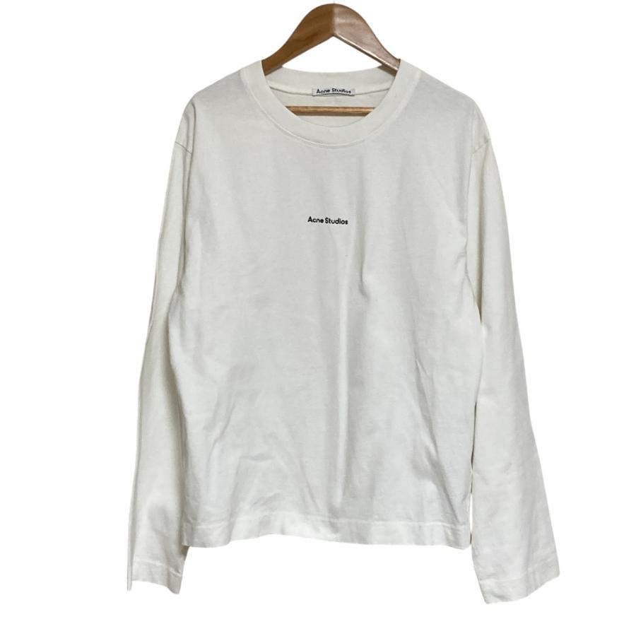 Acne Studios プリント ロンT 白　オーバーサイズ　XXS Acne Studios（アクネ ストゥディオズ） 良品 スモールロゴプリント