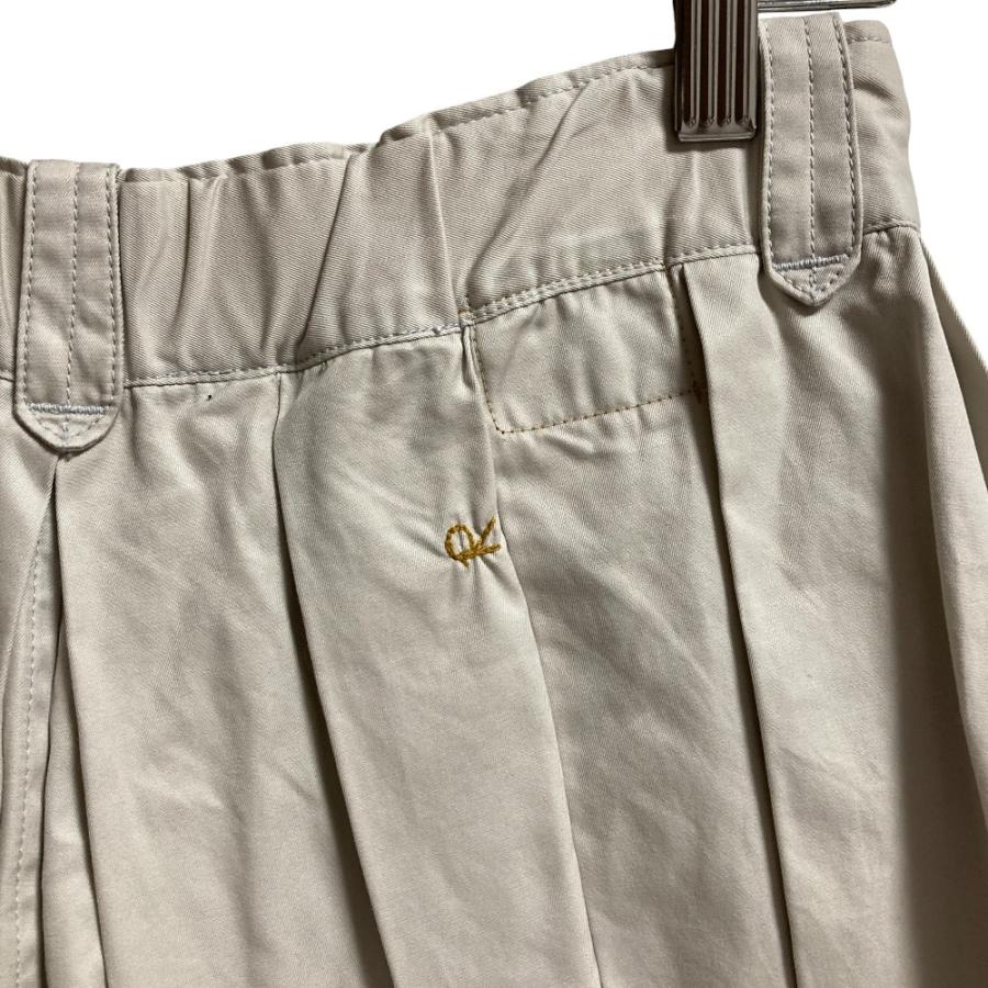 未使用 45R 薄ギャバのブルマパンツ ショートパンツ 70260044 サイズ2 ベージュ レディース 古着 中古