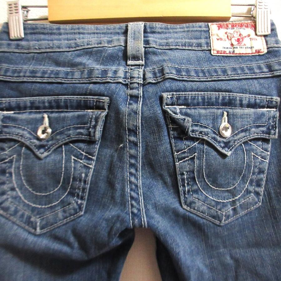 トゥルーレリジョン　ジーンズ　24 レディース トゥルーレリジョン JOEY SUPER T フレア デニム パンツ サイズ24