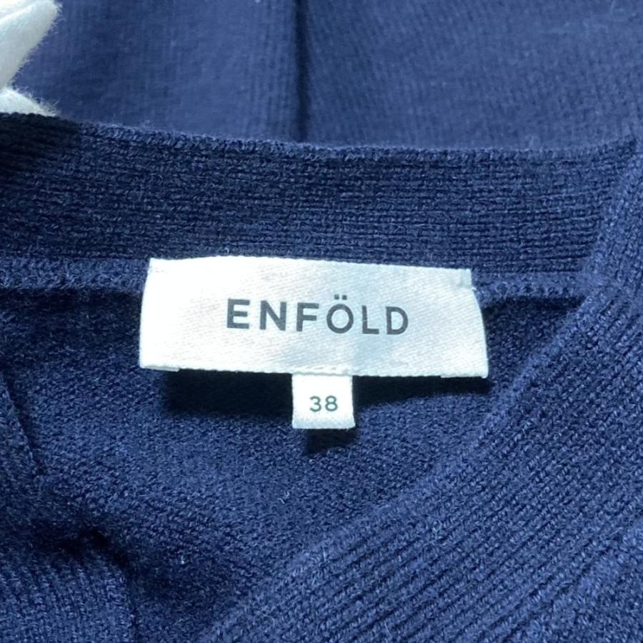 ENFOLD（エンフォルド） 美品 25SS ENFOLD Vネックカラーブロック プル