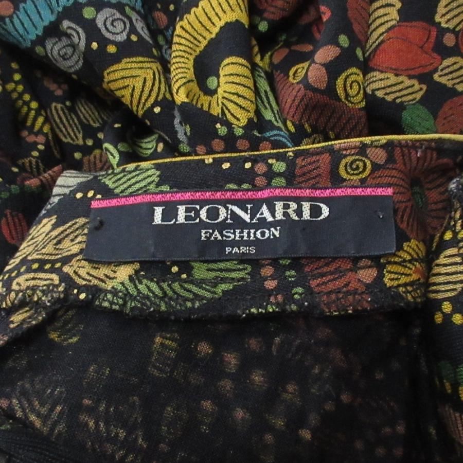 LEONARD（レオナール） 美品 ペイズリープリント ウール×シルク 長袖 