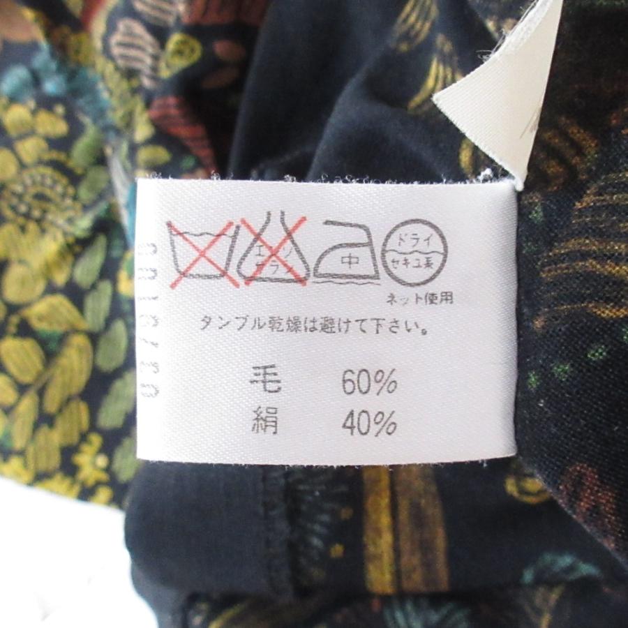 LEONARD（レオナール） 美品 ペイズリープリント ウール×シルク 長袖 