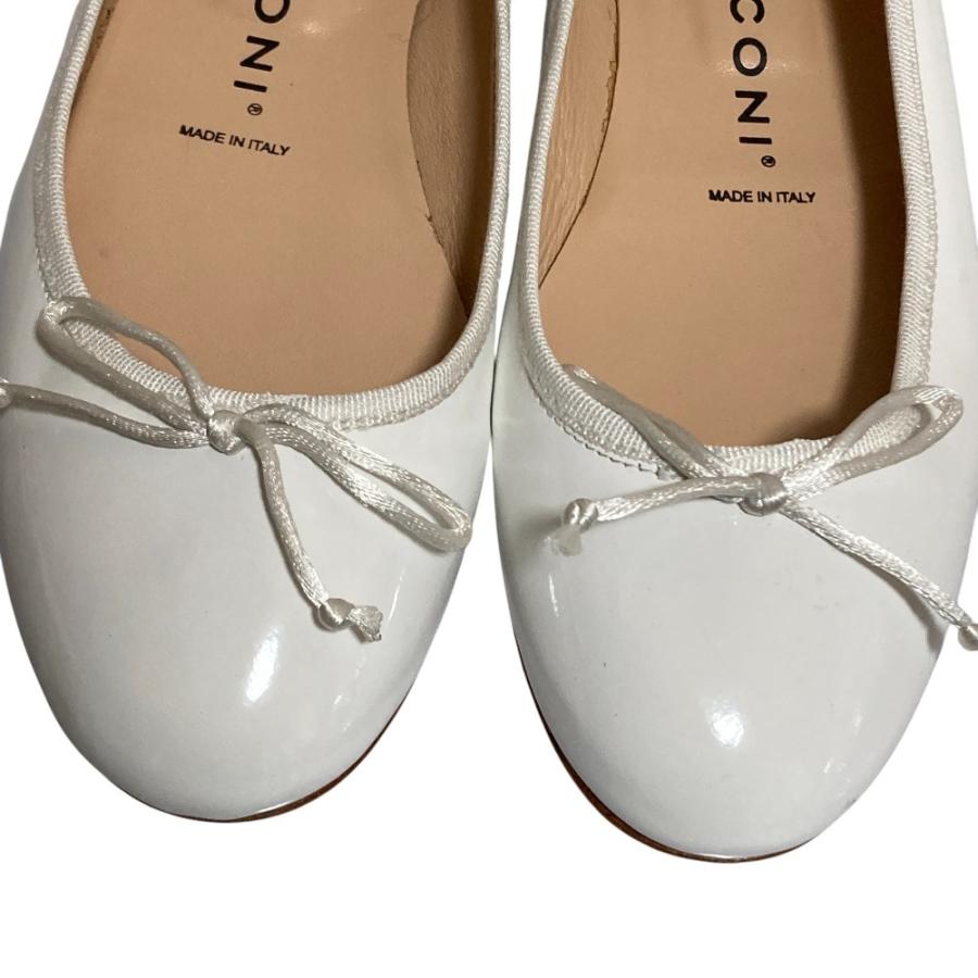 FABIO RUSCONI（ファビオルスコーニ） 良品 パテントレザー リボン