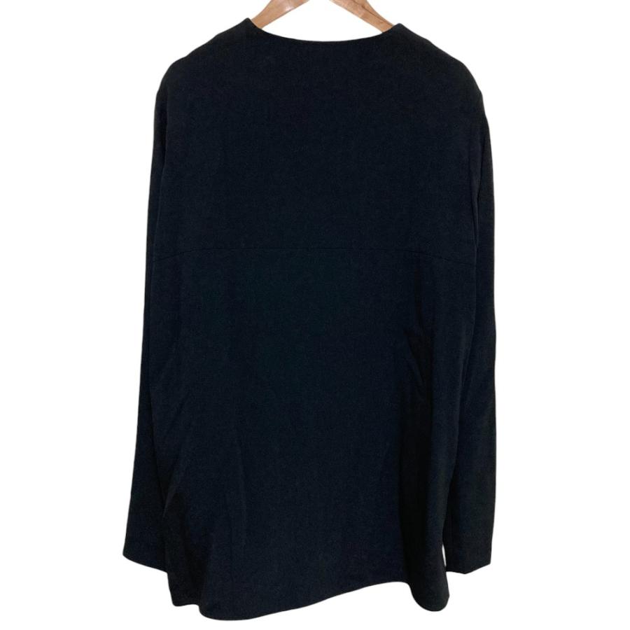 Stella McCartney（ステラ・マッカートニー） 美品 アルレーザ ハーフジップ ブラウス 341360 サイズ40 ブラック ...