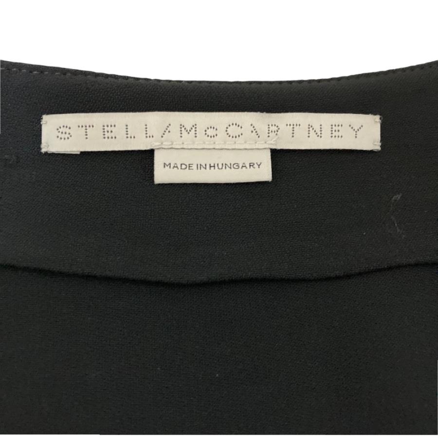 Stella McCartney（ステラ・マッカートニー） 美品 アルレーザ ハーフジップ ブラウス 341360 サイズ40 ブラック ...