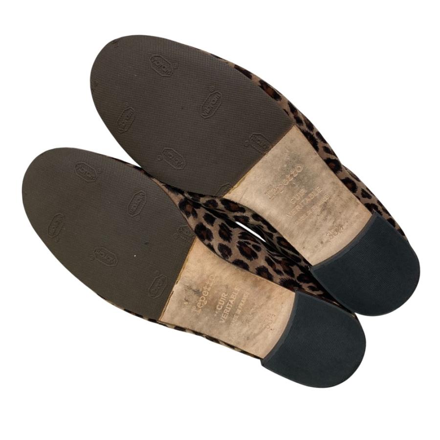 repetto（レペット） 美品 レオパード バレエシューズ フラット