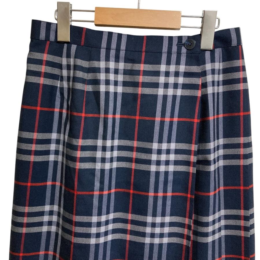 美品 BURBERRY'S バーバリーズ ノバチェック柄 ラップスカート サイズ