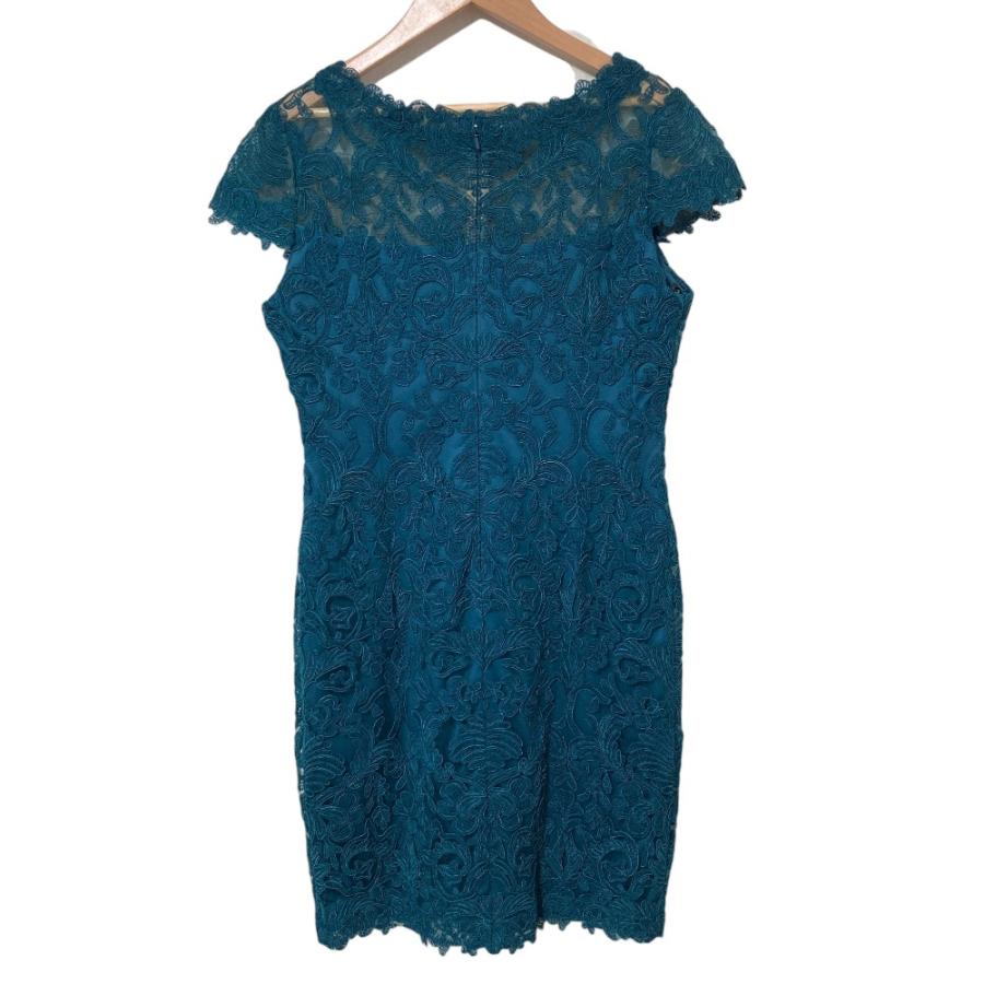 Tadashi Shoji 美品 タダシショージ コードレース ミディアムドレス 