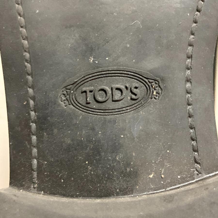 美品 TOD'S トッズ ダブルT フリンジ ローファー サイズ39 26cm相当