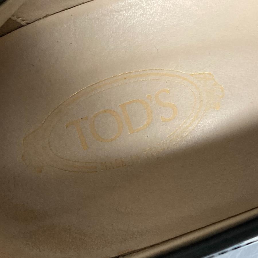 美品 TOD'S トッズ ダブルT フリンジ ローファー サイズ39 26cm相当