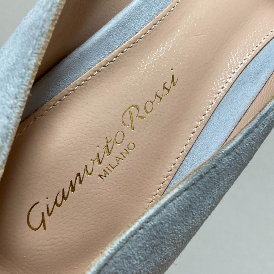 Gianvito Rossi（ジャンヴィト ロッシ） 美品 スエード ポインテッド 