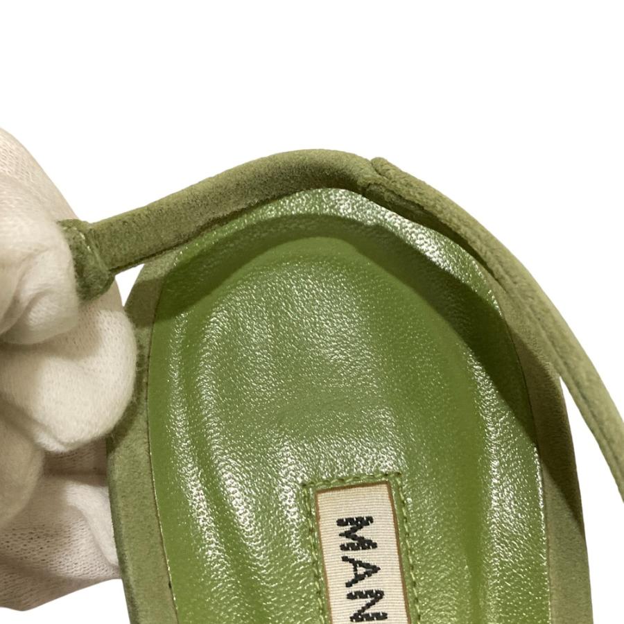 MANOLO BLAHNIK Mai スエードスリングバックパンプス スエード