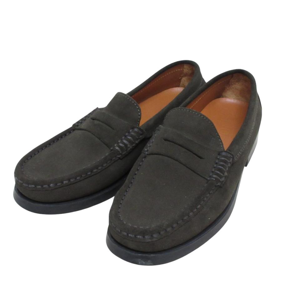 美品 TOD'S トッズ スウェード ドライビングシューズ コイン
