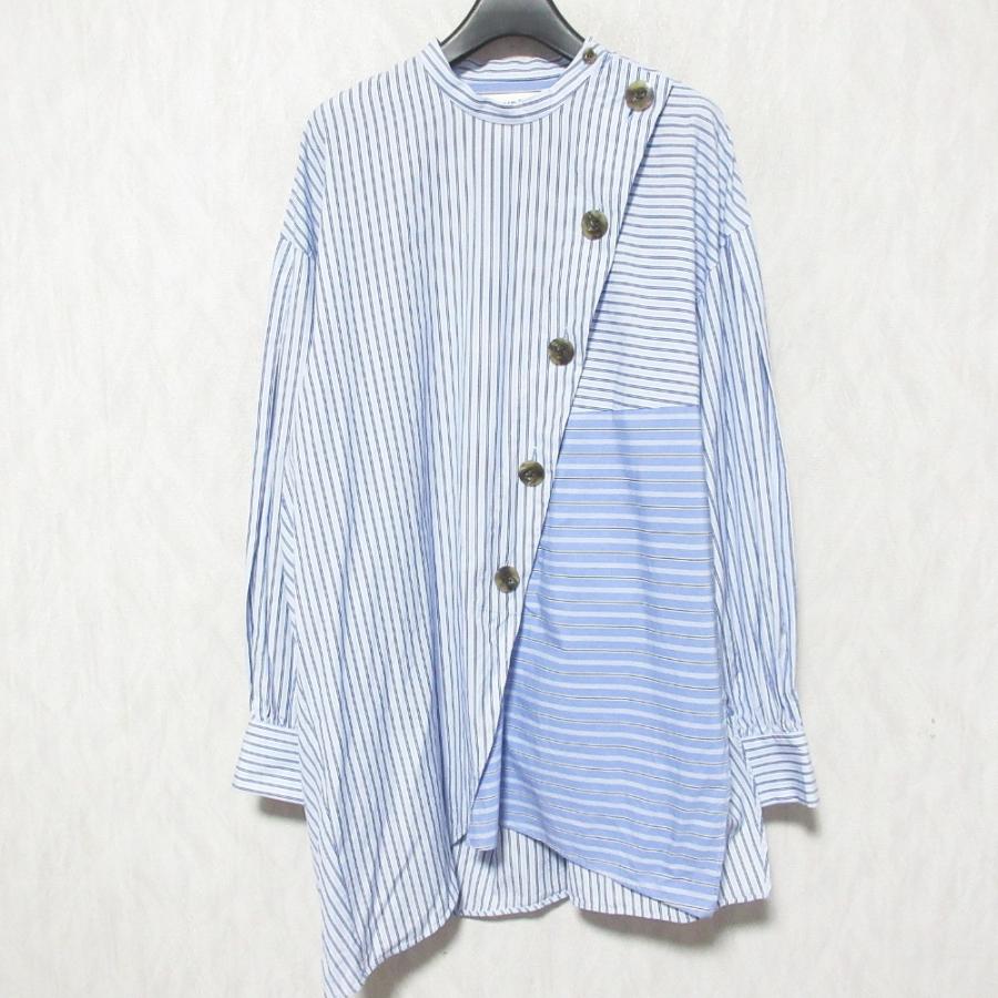 ENFOLD（エンフォルド） 美品 ASYMMETRY BLOUSE ブラウス シャツ 