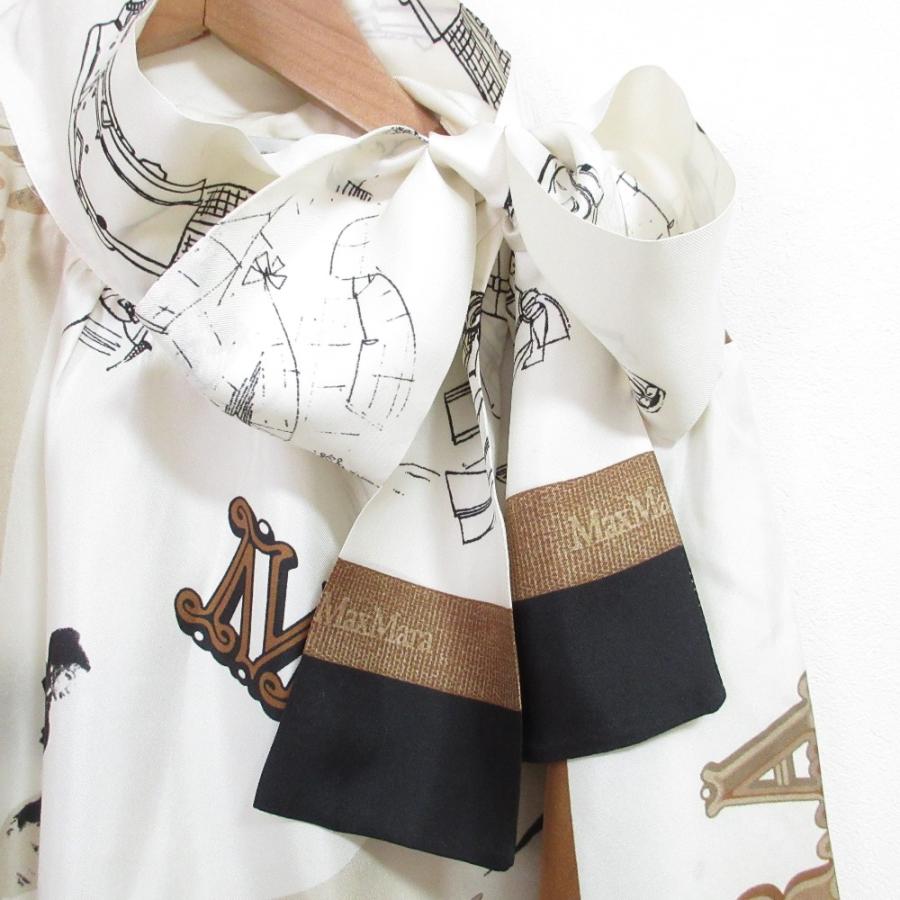 マックスマーラ MAX MARA イタリア製 SILK 100% L/S シルク シャツ