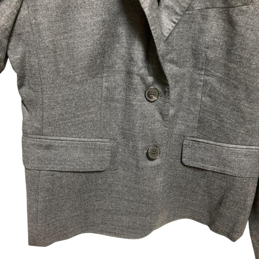 良品 Max Mara マックスマーラ サルトリアーレ シングルジャケット ひざ丈 タイトスカート スーツ セットアップ サイズ42 グレー レディース 古着 中古 USED Max Mara（マックスマーラ） 良品 サルトリアーレ シングルジャケット