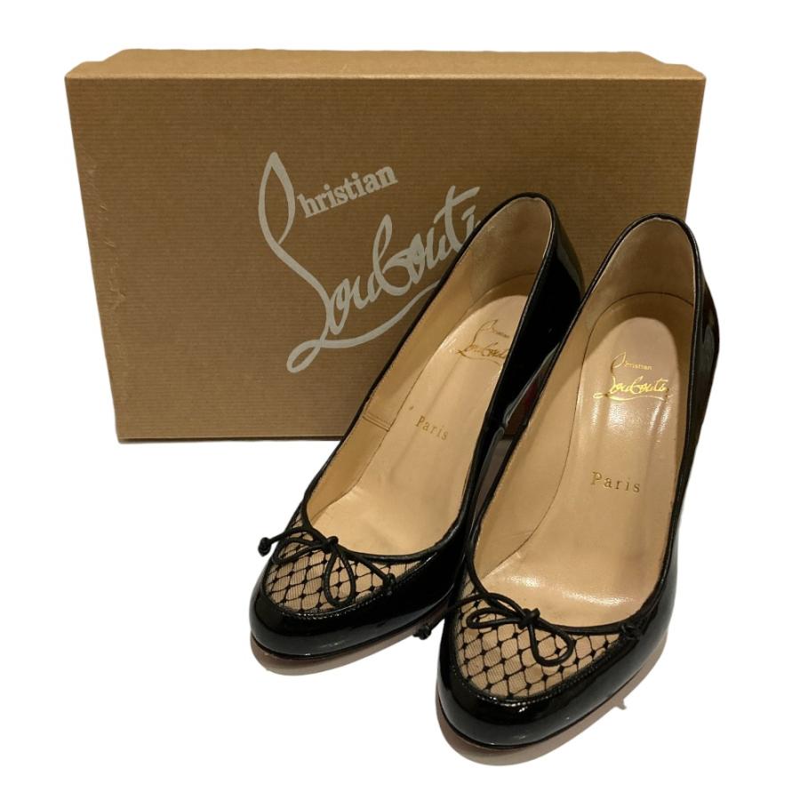 Christian Louboutin（クリスチャンルブタン） 美品 レース リボン 