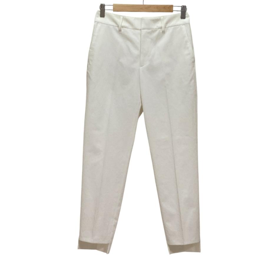 【新品未使用】NOBLE ドライコットンリネンステップヘムパンツ 黒38 NOBLE（ノーブル） 未使用 ドライコットンリネン ステップヘムパンツ