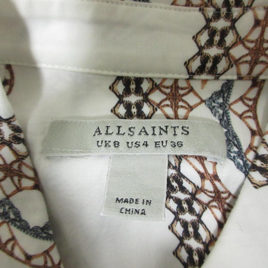 美品 ALLSAINTS オールセインツ CLANETTA LETICIA DRESS ロング シャツ 