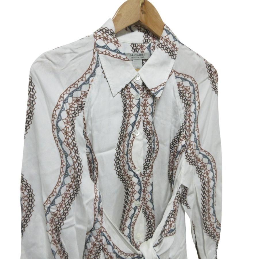 美品 ALLSAINTS オールセインツ CLANETTA LETICIA DRESS ロング シャツ