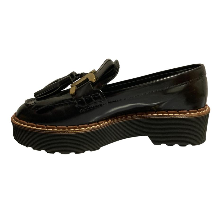 美品 TOD'S トッズ KATE キルトタッセル ローファー レザーシューズ