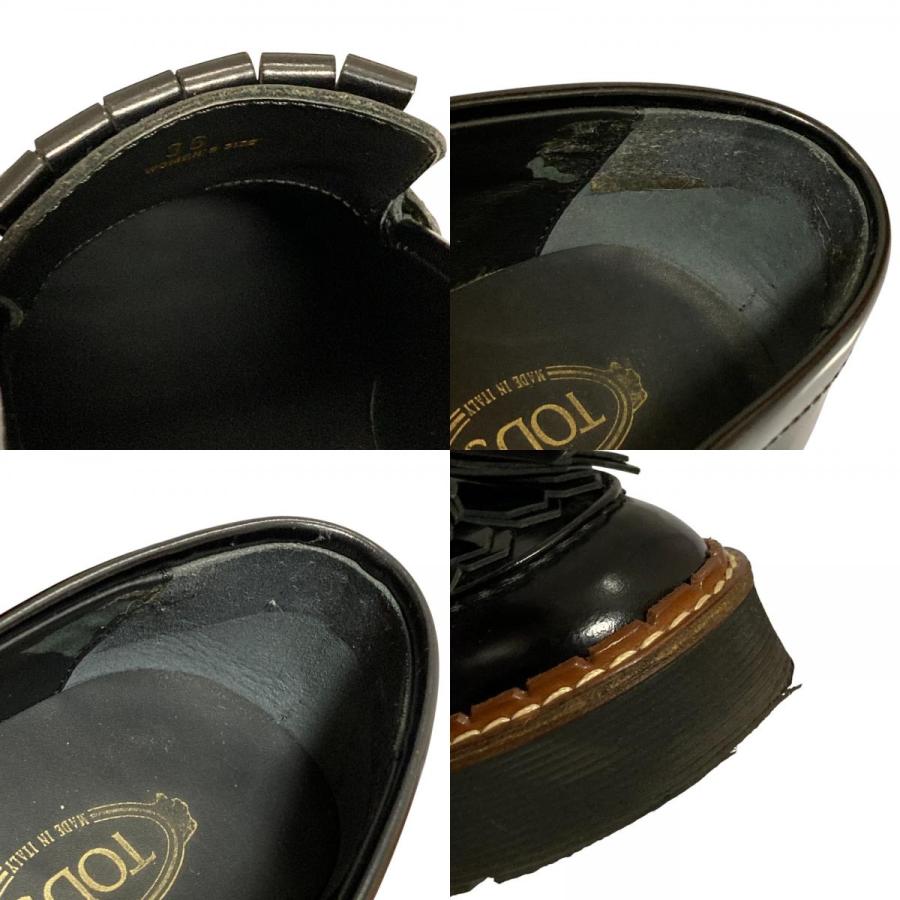 美品 TOD'S トッズ KATE キルトタッセル ローファー レザーシューズ