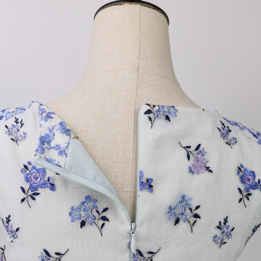 TOCCA トッカ　ゴールドレーベル　フラワー刺繍　お花モチーフ　ワンピース　0 TOCCA（トッカ） 良品 TOCCA gold label ゴールドレーベル
