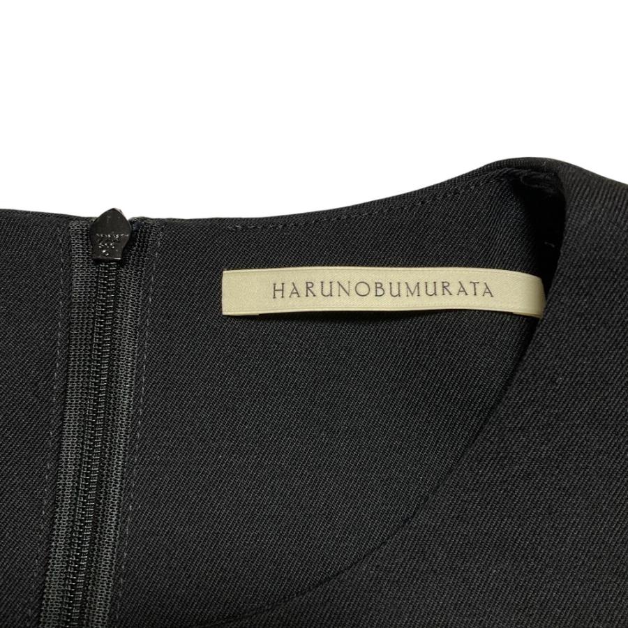 HARUNOBUMURATA GIULIA ノースリーブ ブラック 38 HARUNOBUMURATA（ハルノブムラタ） 良品 22AW HARUNOBUMURATA GIULIA