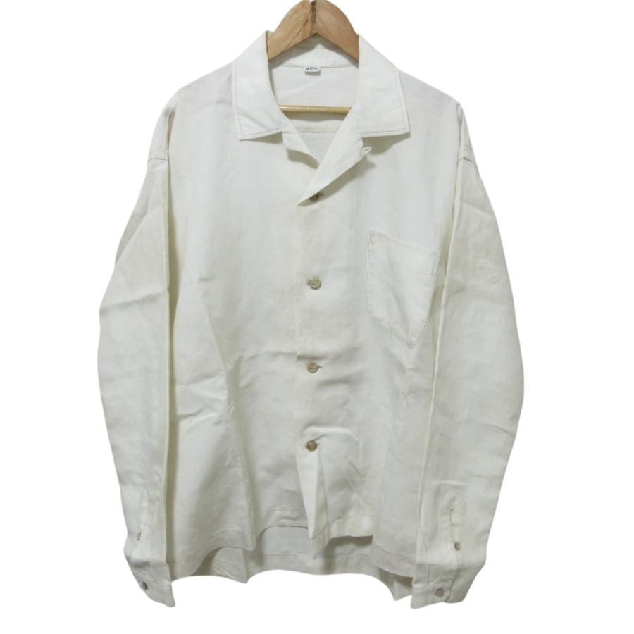 良品 45R フォーティファイブアール リネン908サファリSHIRT 長袖