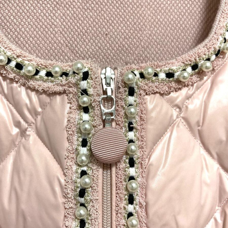 美品 SuperBeauty スーパービューティー パール リボン キルティング