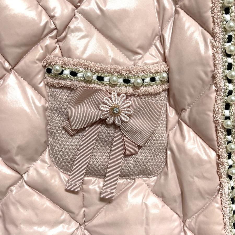 美品 SuperBeauty スーパービューティー パール リボン キルティング