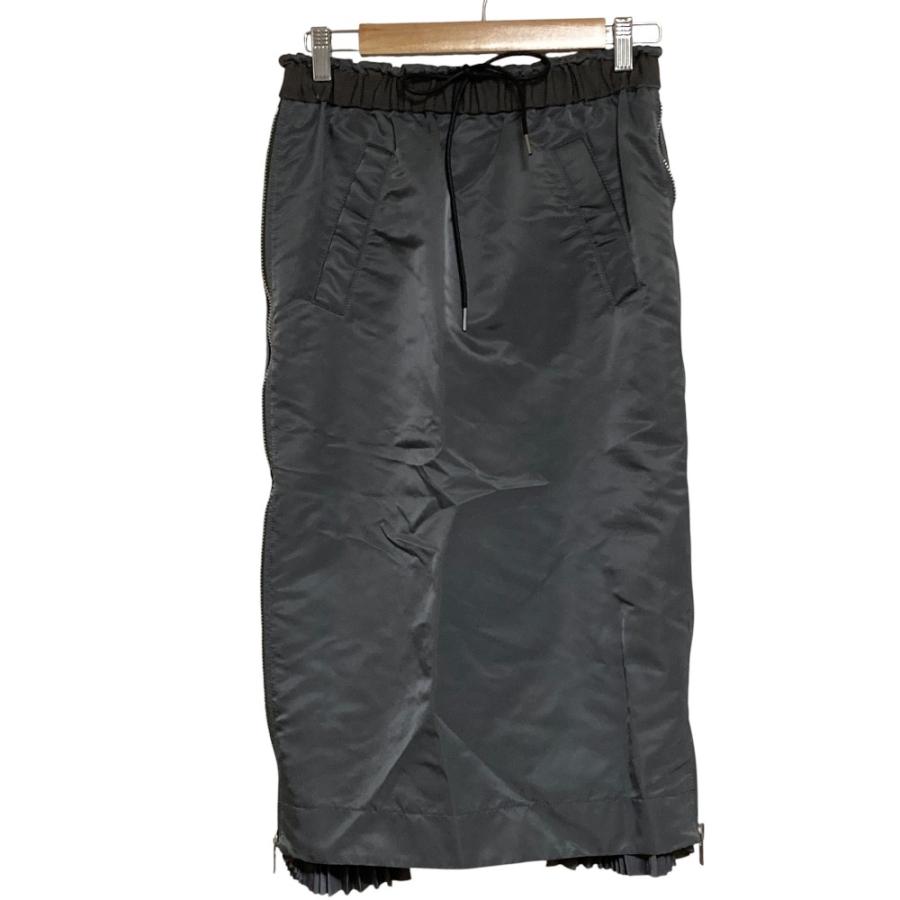 sacai（サカイ） 良品 Nylon Twill MA-1 ナイロン ツイル プリーツ