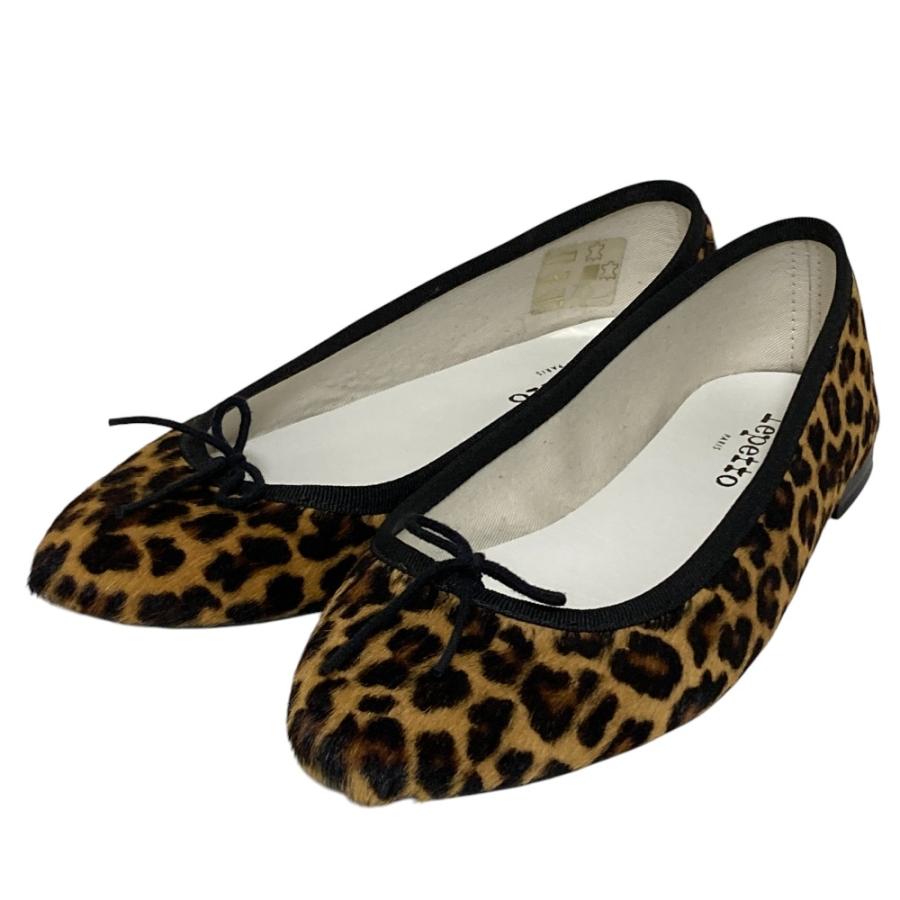 repetto（レペット） 美品 サンドリオン レオパード バレエ フラット 