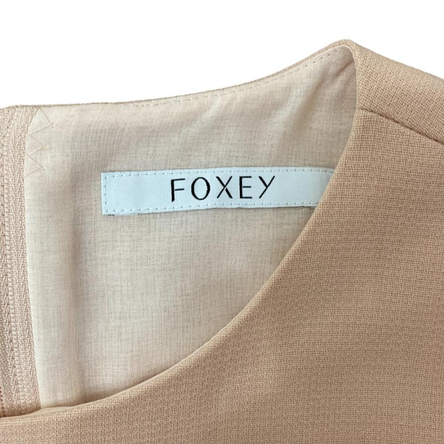 FOXEY（フォクシー） 未使用 ノースリーブ ティアードドレスワンピース 